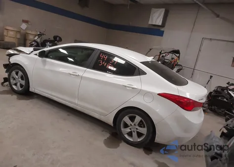 2013 Hyundai Elantra Gls из США, поврежденный, VIN 5NPDH4AE0DH451398